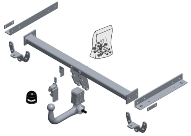 Hak holowniczy Brink Opel Mokka X 2016-2020