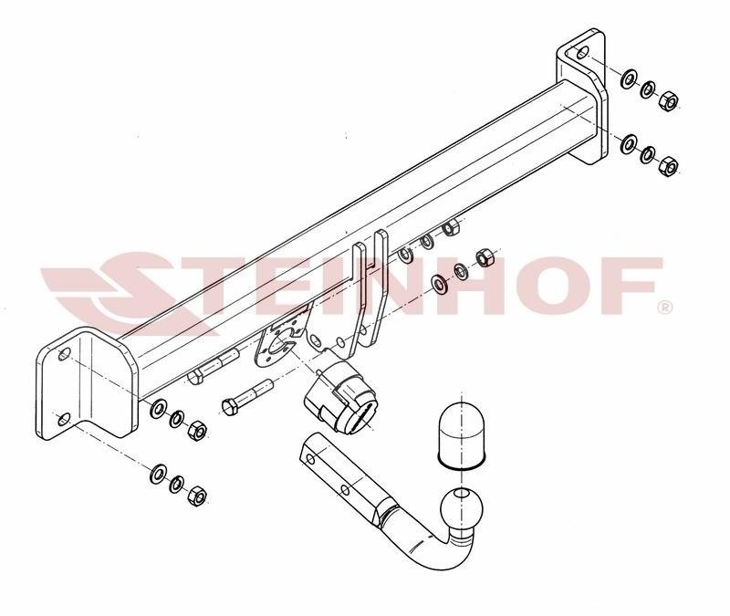 Hak holowniczy Steinhof B-056