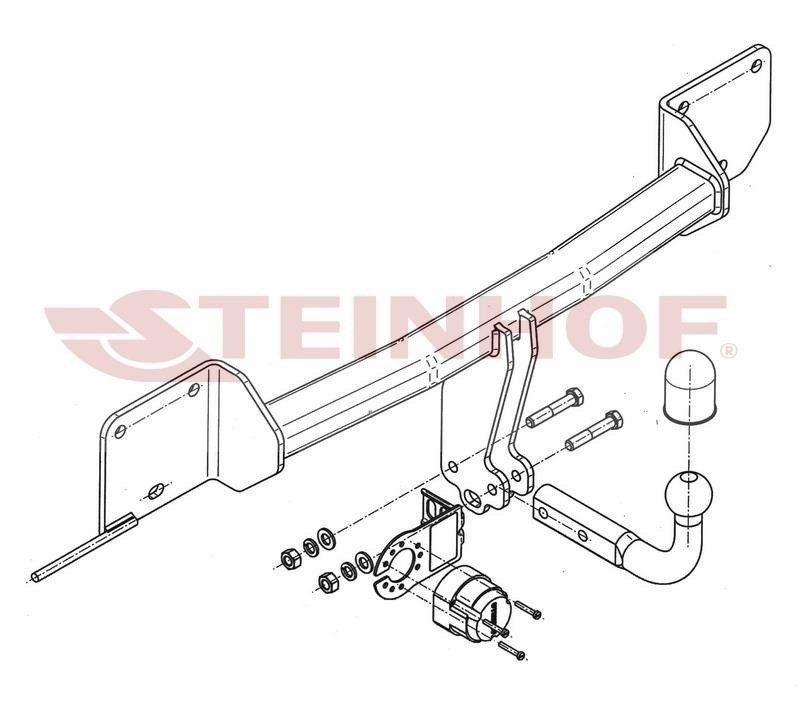 Hak holowniczy Steinhof BMW X1 E84 2009-2015