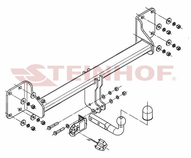 Hak holowniczy Steinhof BMW X5 E70 2007-2013