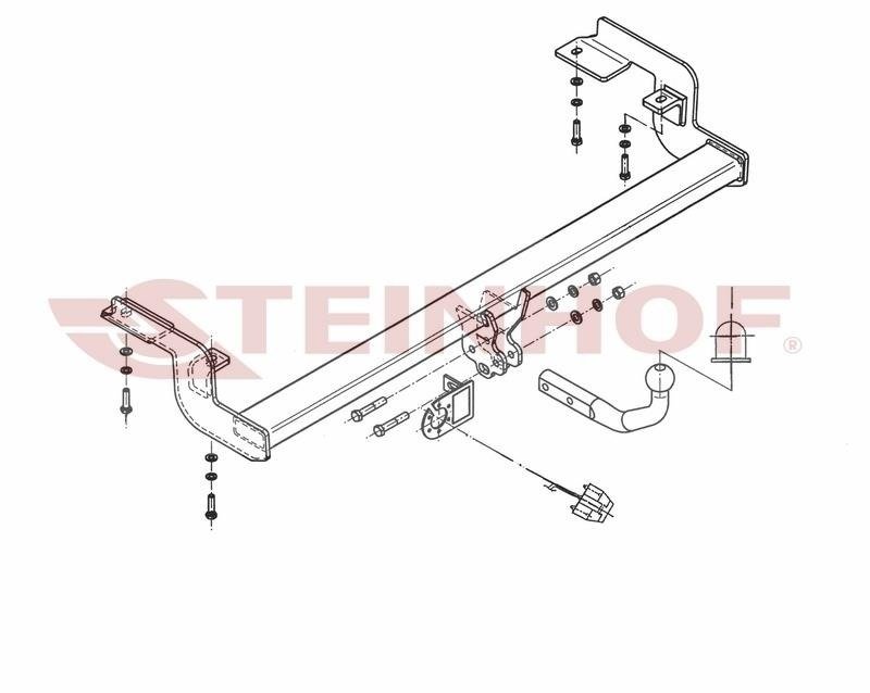 Hak holowniczy Steinhof C-032