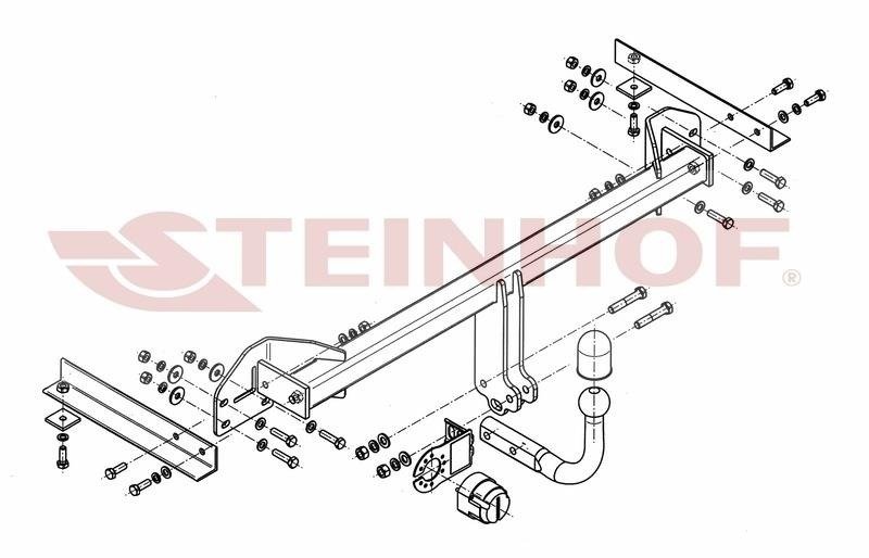 Hak holowniczy Steinhof Chevrolet Aveo Hatchback T300 2011-2014