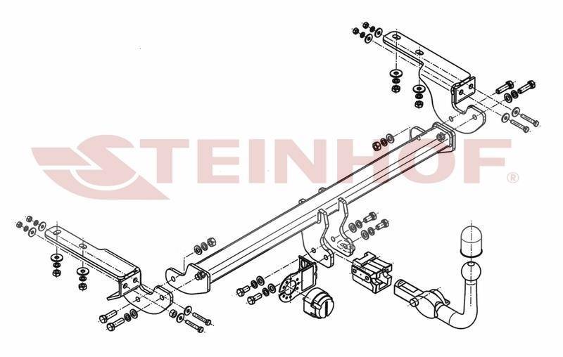 Hak holowniczy Steinhof Citroen DS4 2011-