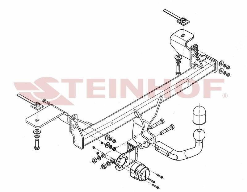 Hak holowniczy Steinhof FIAT Panda II 4x4 2004-2012