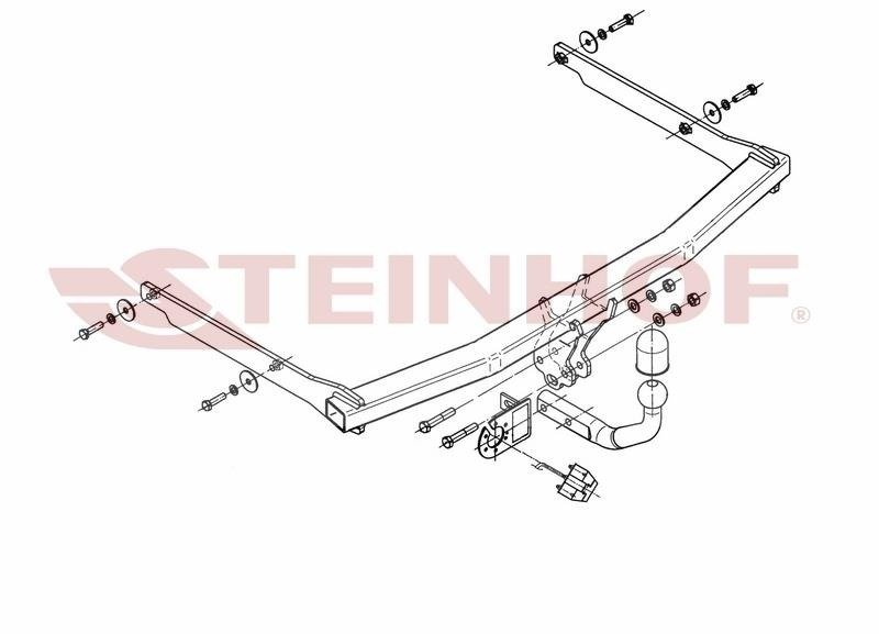 Hak holowniczy Steinhof Ford Focus II Hatchback 2004-2010