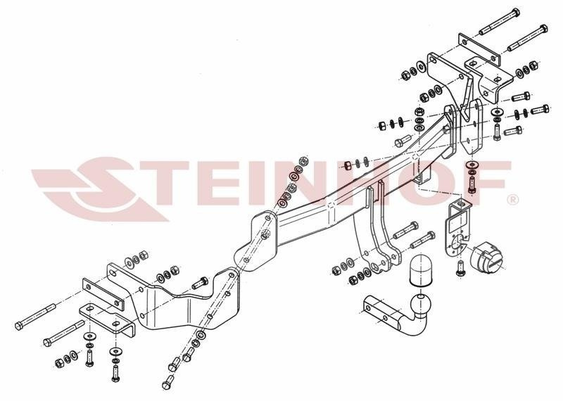 Hak holowniczy Steinhof Hyundai Santa Fe DM 2012-2018