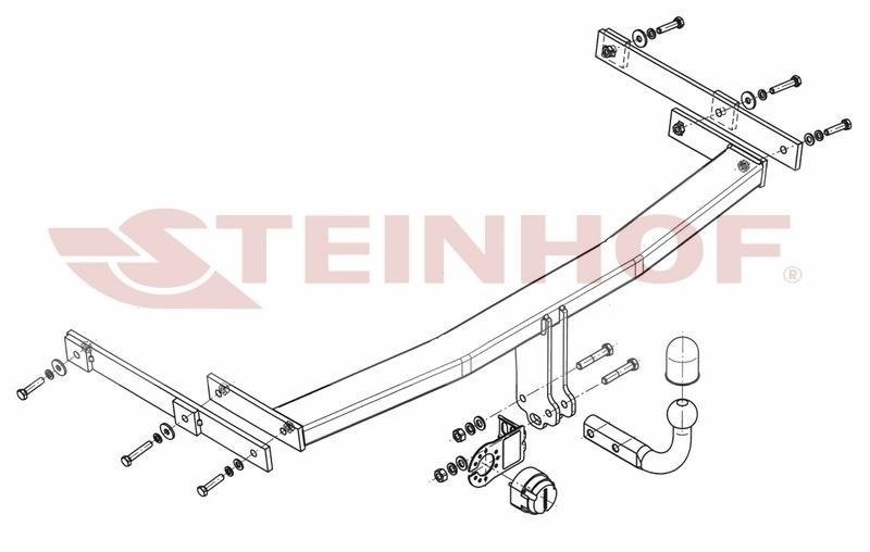 Hak holowniczy Steinhof Mazda 6 (GH) 4/5-drzwi 2008-2012