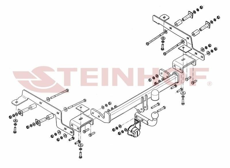 Hak holowniczy Steinhof Nissan NV200 2009-