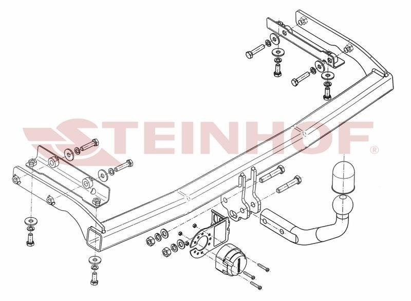 Hak holowniczy Steinhof Nissan Note (E11) 2005-2013