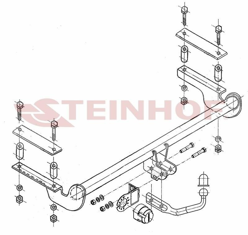 Hak holowniczy Steinhof O-112