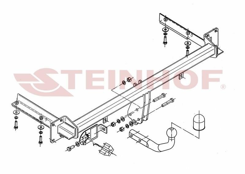 Hak holowniczy Steinhof Opel Astra H Kombi 2004-2010