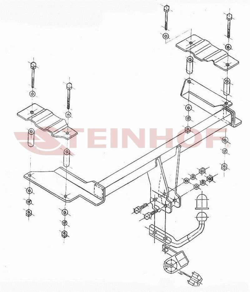 Hak holowniczy Steinhof Opel Vectra C 2002-2008