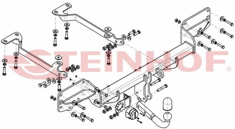 Hak holowniczy Steinhof Range Rover Sport L494 2013-2022