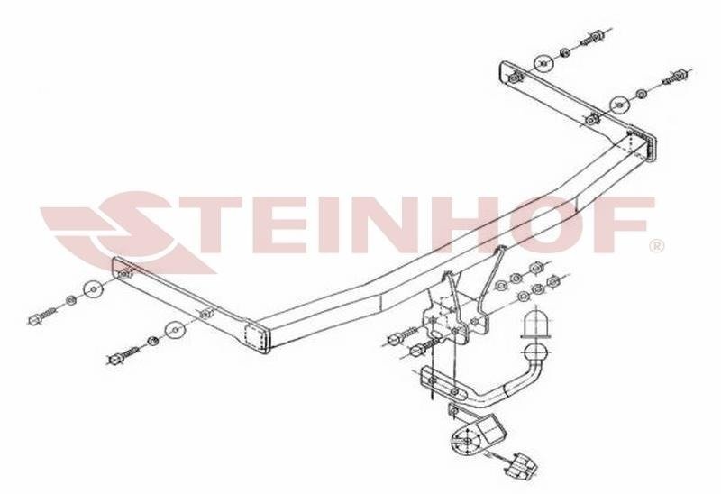 Hak holowniczy Steinhof SEAT Ibiza (6L) 2002-2008