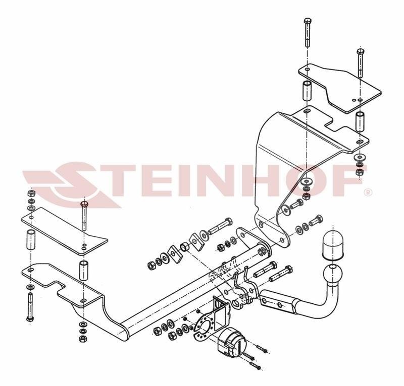 Hak holowniczy Steinhof Suzuki Swift (MZ/EZ) 2005-2010