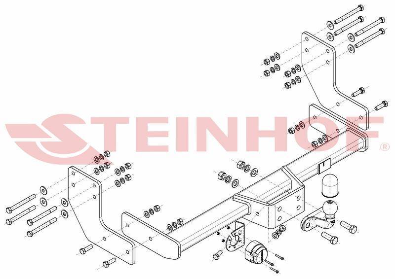 Hak holowniczy Steinhof VW Crafter II 2016-