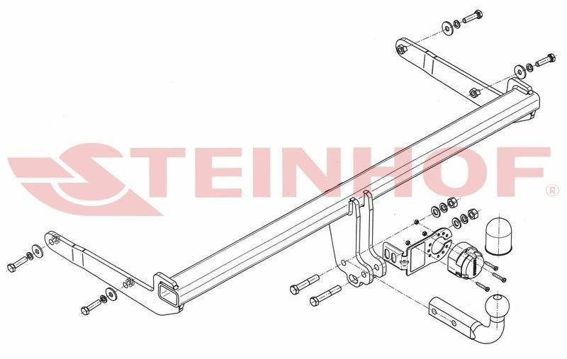 Hak holowniczy Steinhof Volkswagen Golf VII Variant 2013-