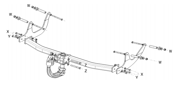 Hak holowniczy Westfalia Dacia Lodgy 2012-2022