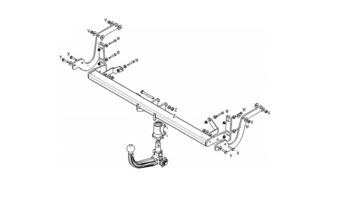 Hak wypinany Westfalia Citroen Grand Picasso 2013-2020 + wiązka