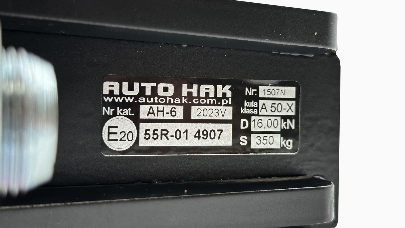 Kula adapter do haków USA AUTOHAK AH-6