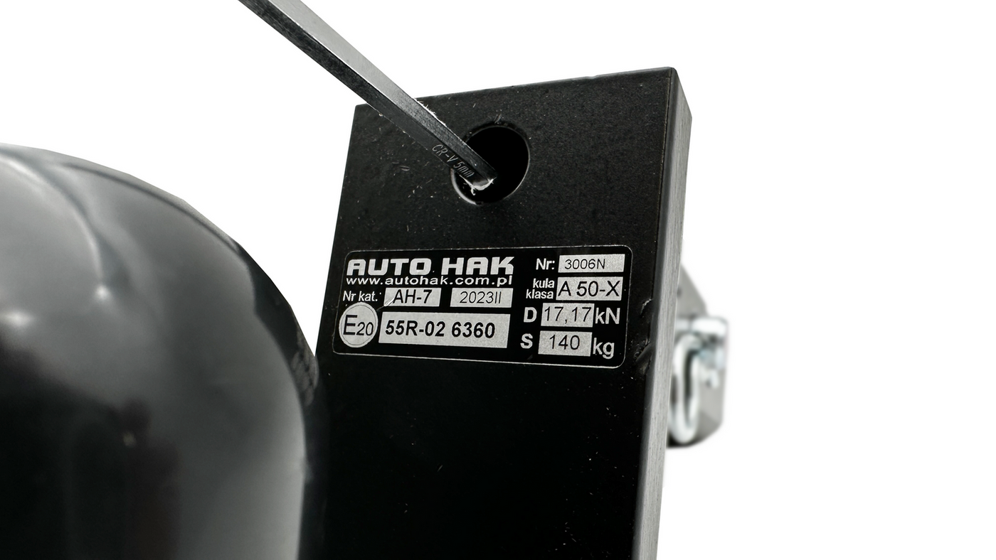 Kula adapter do haków USA AUTOHAK AH-7