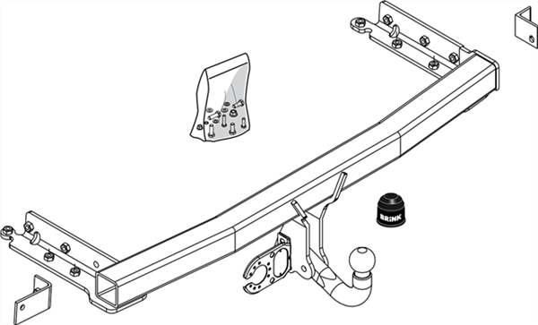 Hak holowniczy Brink 359200