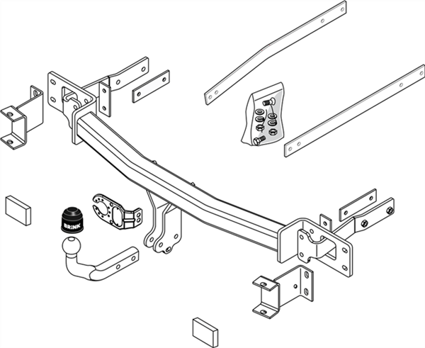 Hak holowniczy Brink 389400