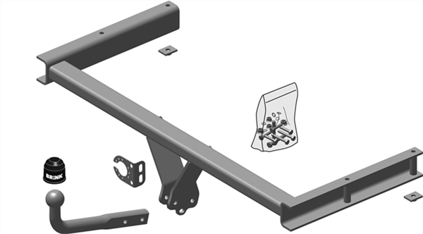 Hak holowniczy Brink 405000