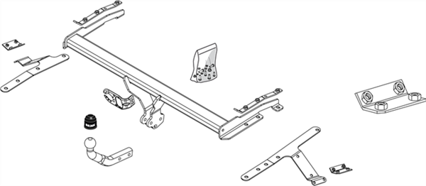 Hak holowniczy Brink 438300