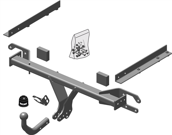 Hak holowniczy Brink 530600