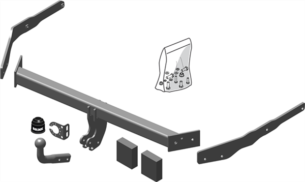 Hak holowniczy Brink 546100