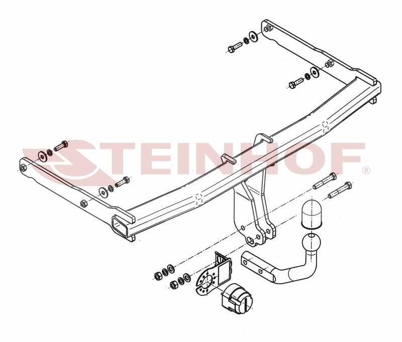 Hak holowniczy Steinhof Audi A7 Sportback 4G 2010-2018