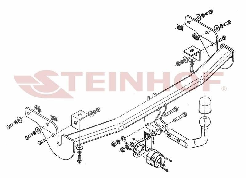 Hak holowniczy Steinhof Citroen C3 Picasso 2009-2017