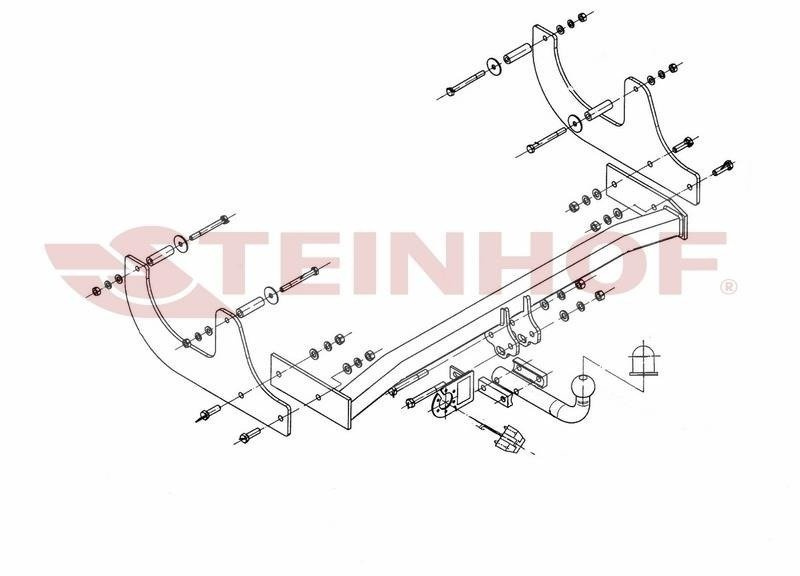 Hak holowniczy Steinhof Dacia Logan I MCV 2007-2013