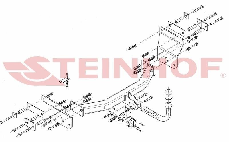 Hak holowniczy Steinhof Dodge Avenger 2007-2014