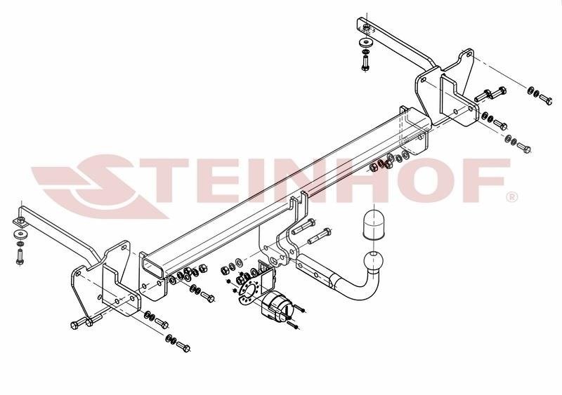 Hak holowniczy Steinhof F-068