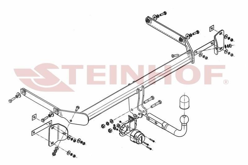 Hak holowniczy Steinhof Ford B-MAX 2012-2017