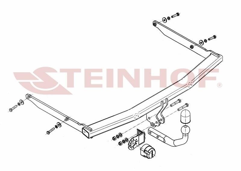 Hak holowniczy Steinhof Ford Focus II Sedan 2005-2010