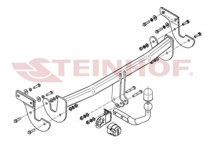 Hak holowniczy Steinhof Hyundai i40 CW Kombi 2011-