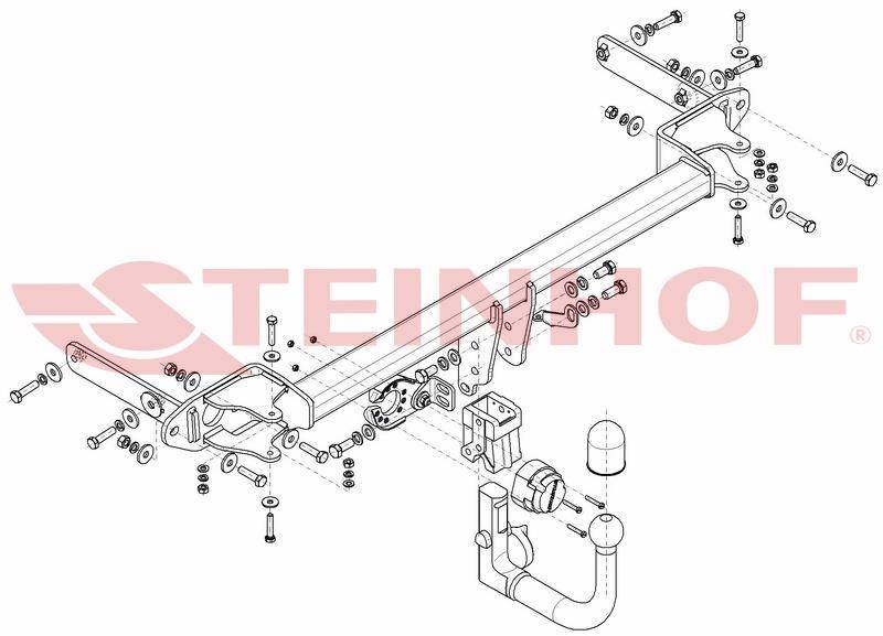 Hak holowniczy Steinhof Kia Stonic 2017-2020