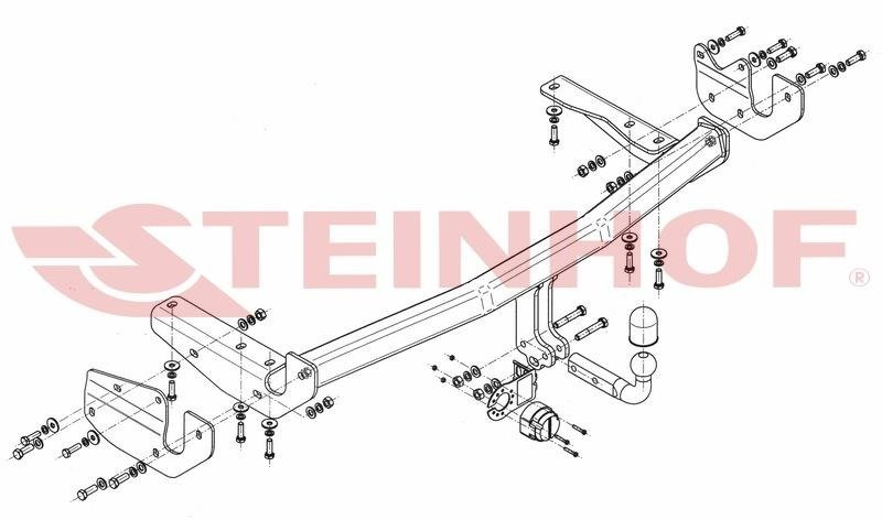 Hak holowniczy Steinhof Lexus RX 2003-2008