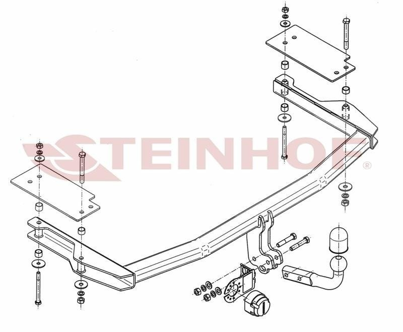 Hak holowniczy Steinhof Mazda 6 (GG) Liftback 2002-2007