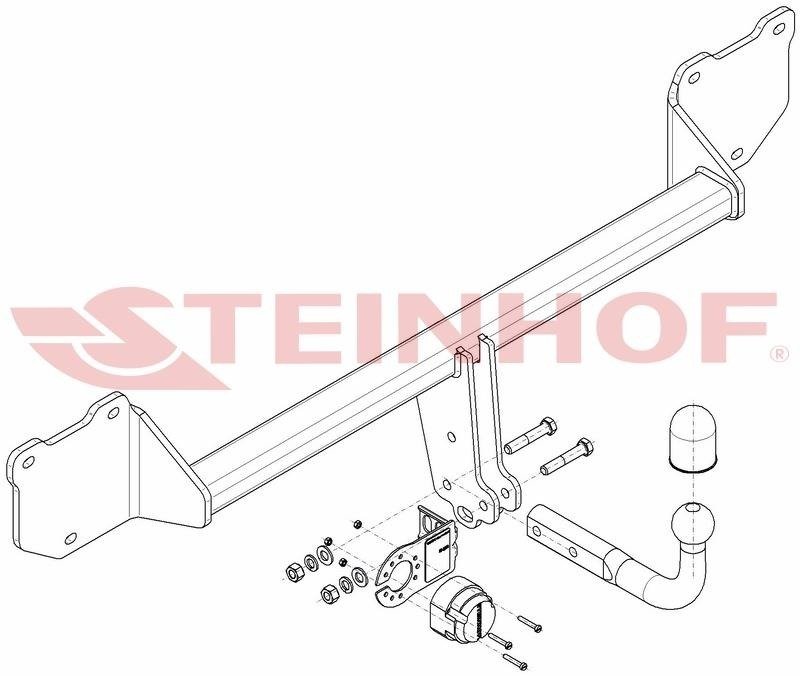 Hak holowniczy Steinhof Mini Countryman R60 2WD 2010-2016