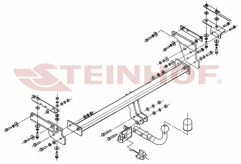 Hak holowniczy Steinhof Nissan Qashqai (J10) 2007-2013