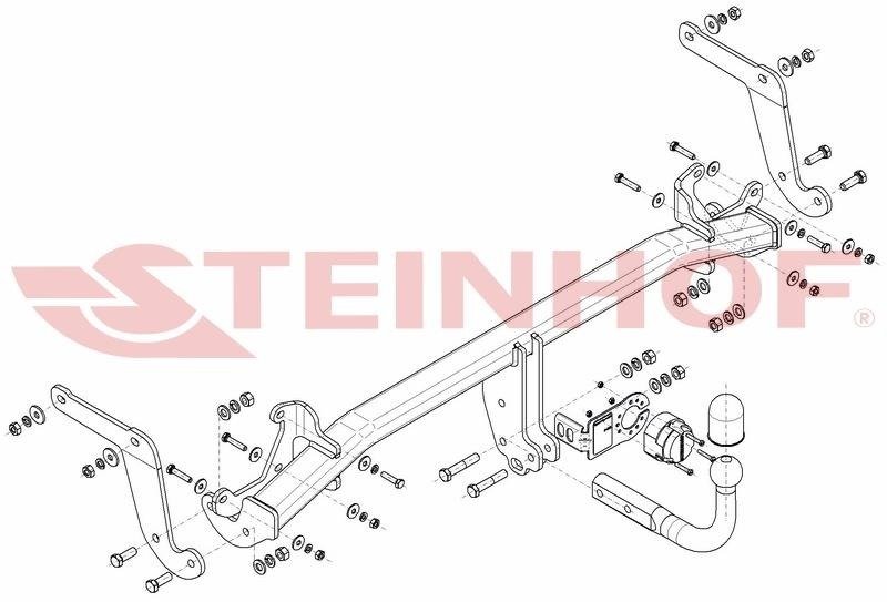 Hak holowniczy Steinhof Peugeot 5008 II 2017-