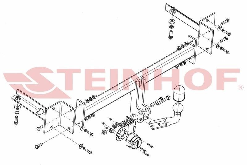 Hak holowniczy Steinhof Skoda Citigo 2012-