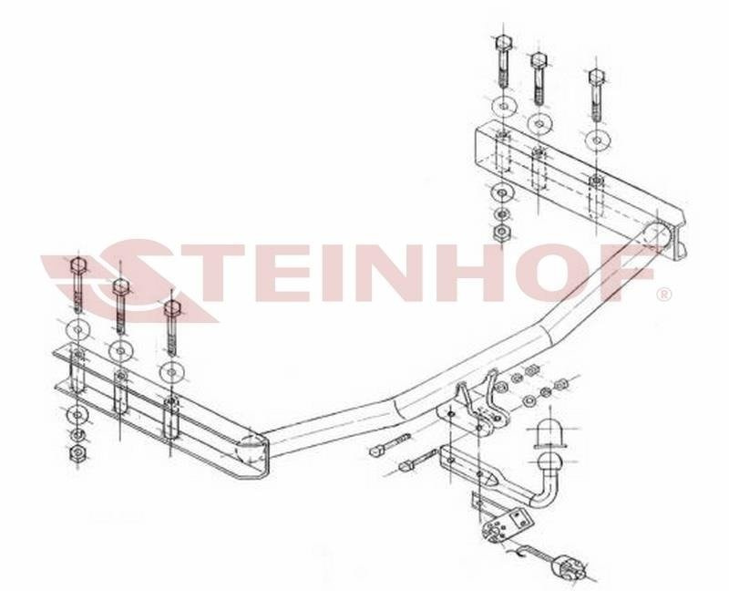 Hak holowniczy Steinhof Skoda Superb I 2002-2008