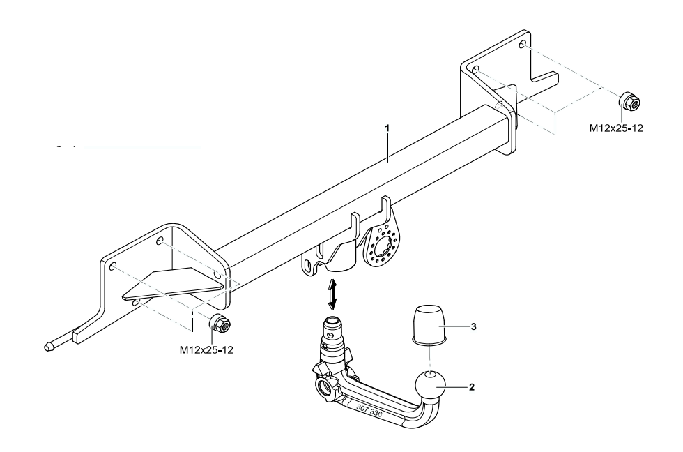 Hak holowniczy Westfalia BMW X1 E84 2009-2015