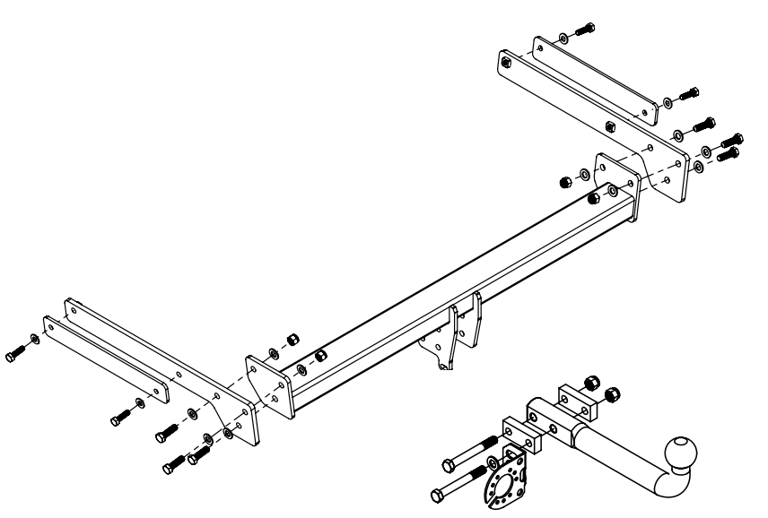 Hak holowniczy Westfalia Ford Kuga I 2008-2013